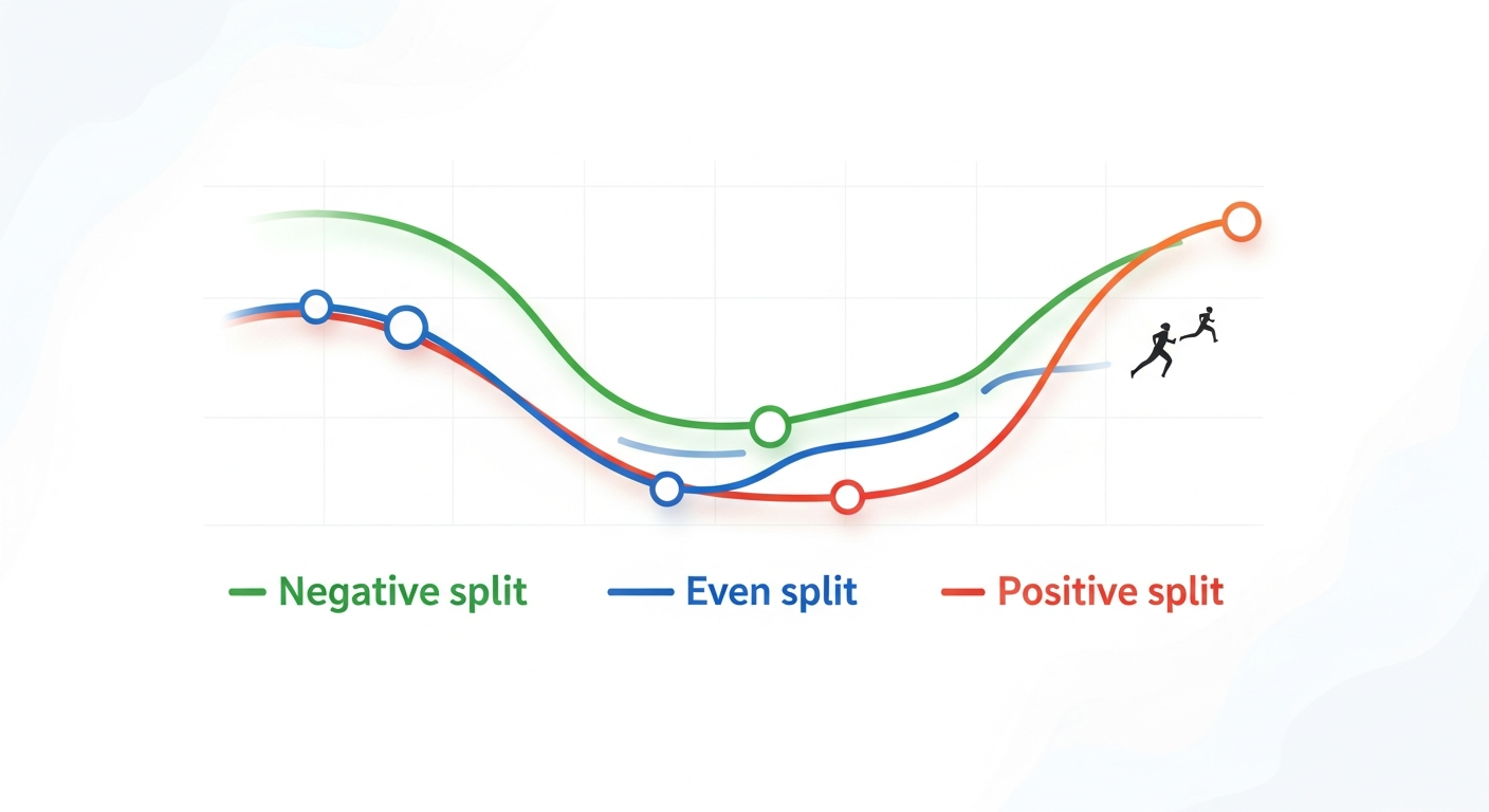 Negative split, positive split et even split : le guide complet des stratégies de course